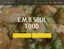Tablet Screenshot of cmbsoulfood216.com
